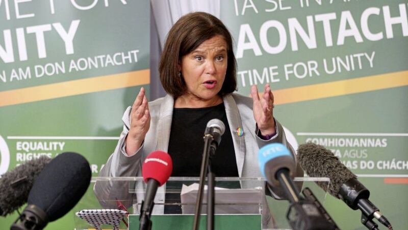 Sinn Fein president Mary Lou McDonald. Picture by Mal McCann 