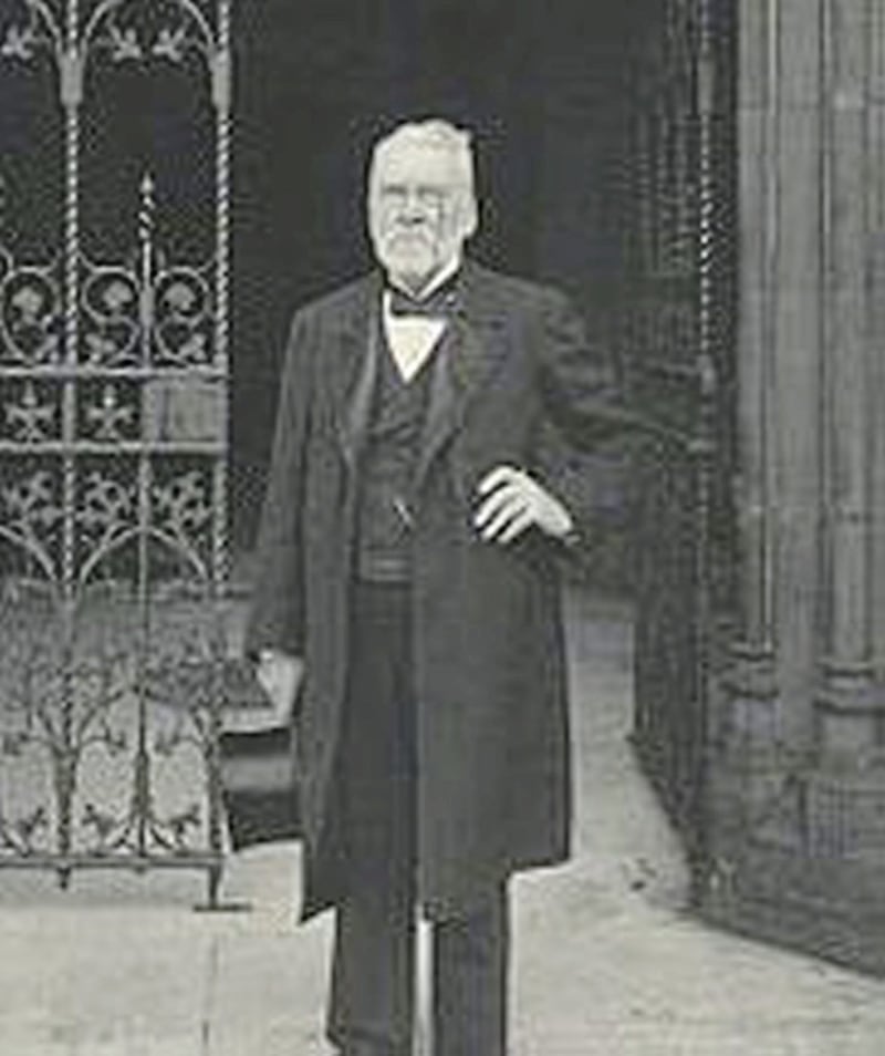 Samuel Young MP, whose death in April 1918 led to Arthur Griffith becoming Sinn Fein MP for East Cavan. 