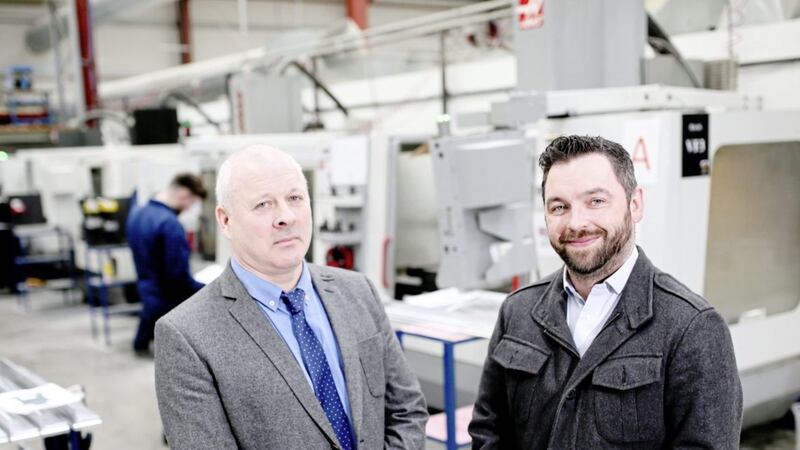 Stephen Cromie, managing director and Richard Hughes, operations director of the Exact Group. 