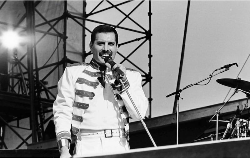 &nbsp;Always the showman....Freddie Mercury. Picture by Hugh Russell