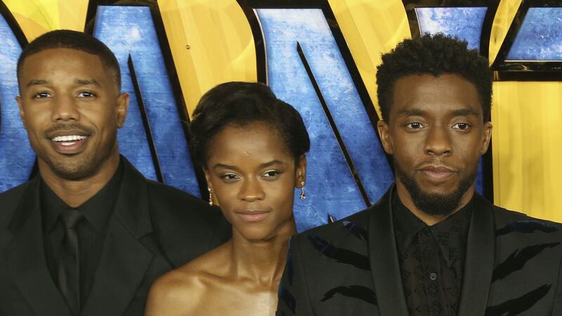 The pair starred together in Black Panther.