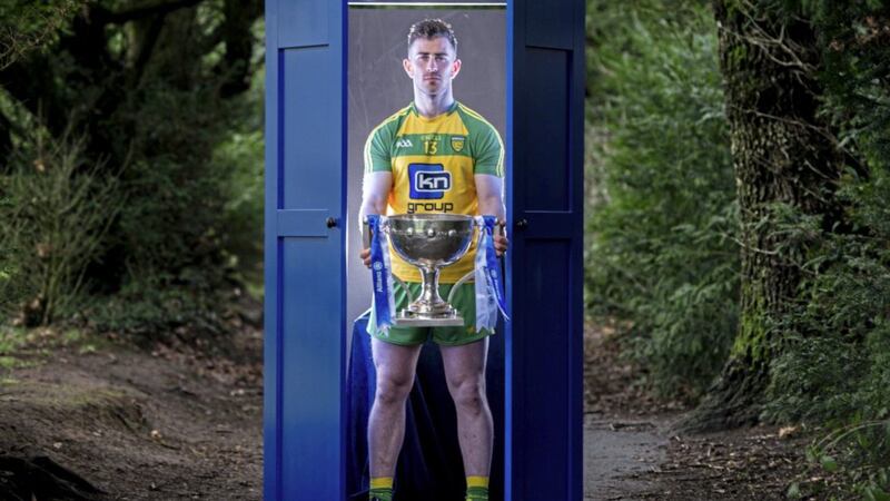Paddy McBrearty, pictured at the launch of the Allianz National Leagues in Belfast, says Donegal need to keep their focus in big games if they are to be in the frame for titles 