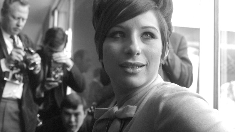 Barbra Streisand, American star of Broadway hit musical Funny Girl, introduced to the British Press (PA)