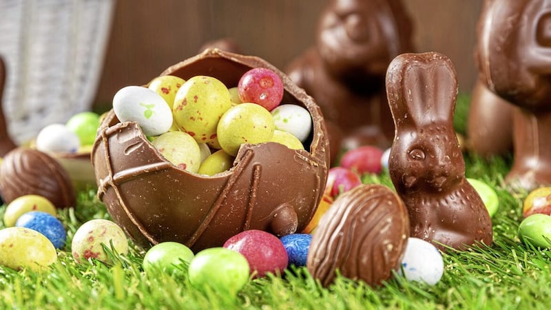 Sales of Easter eggs and other confectionary were up by 47 per cent in Northern Ireland this year, with shoppers spending an additional &pound;6m year-on-year 