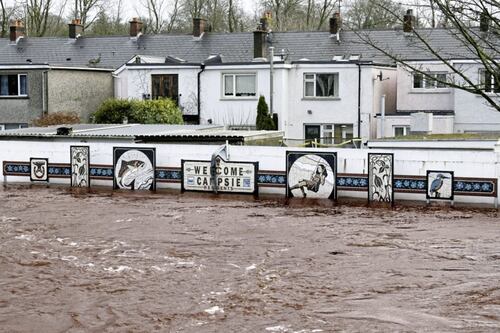 Firefighters resue people and livestock from floods in Co Tyrone