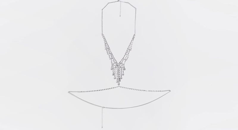 Silver Body Jewellery, &pound;25, available from River Island