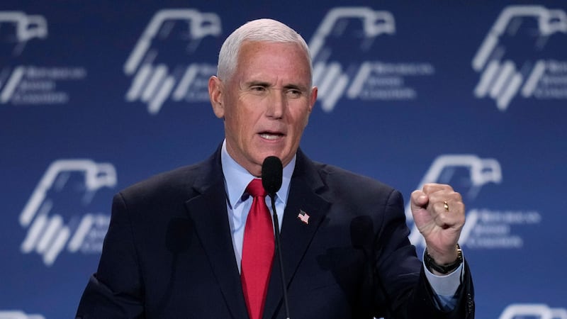 Mike Pence announced he was ending his bid for the White House (AP)