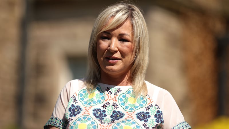 Sinn Fein vice president Michelle O’Neill (PA)