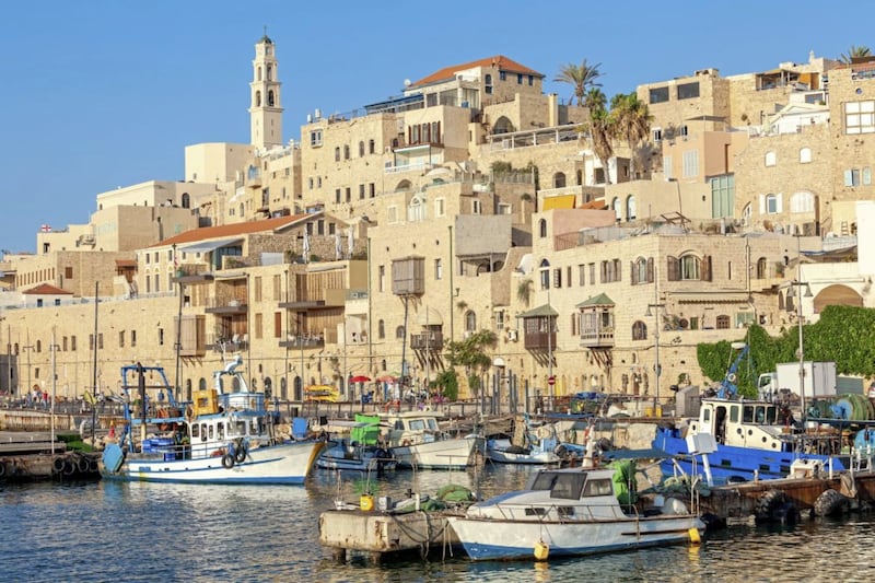 The picturesque harbour town of Jaffa, near Tel Aviv. 