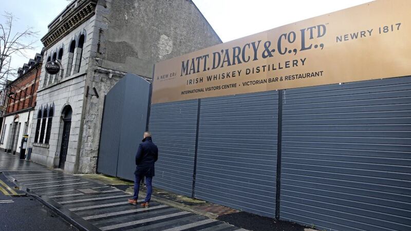 Site of the proposed Matt D&#39;Arcy working distillery in Newry. Picture: Mal McCann 