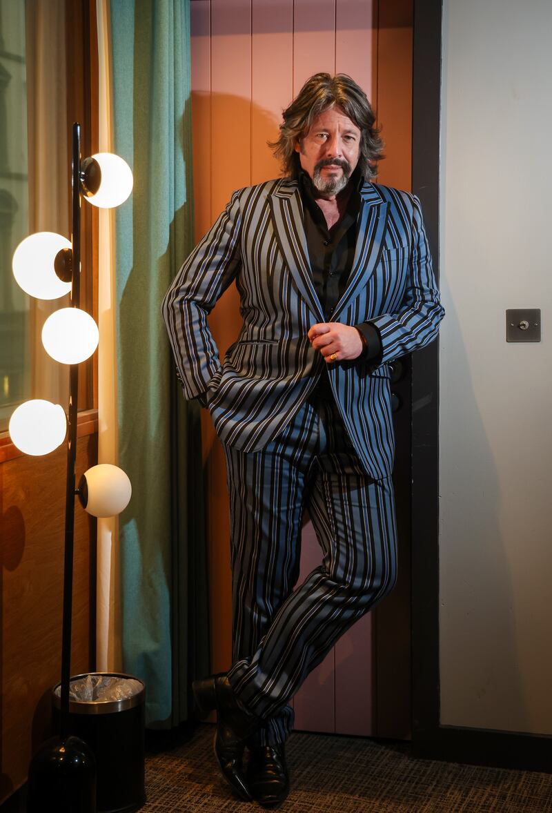 Designer and television personality  Laurence Llewelyn-Bowen pictured in the Bullett Hotel in Belfast. PICTURE: MAL MCCANN