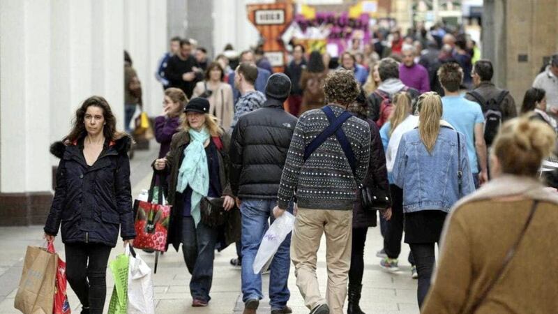 Shoppers were out in force again across Northern Ireland in November according to Springboard 