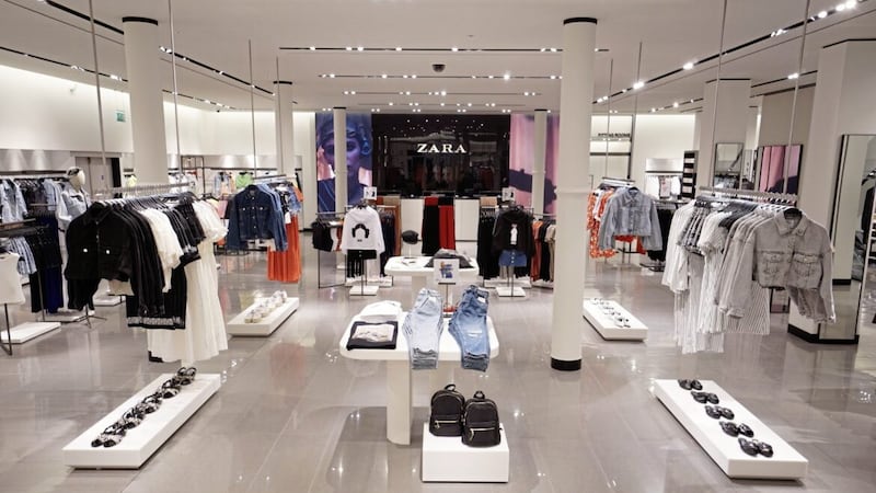 Fashion giant Zara&#39;s owner Inditex has reported a 52 per cent jump in pre-tax profits to &pound;1.3 billion in the three months to April 30 