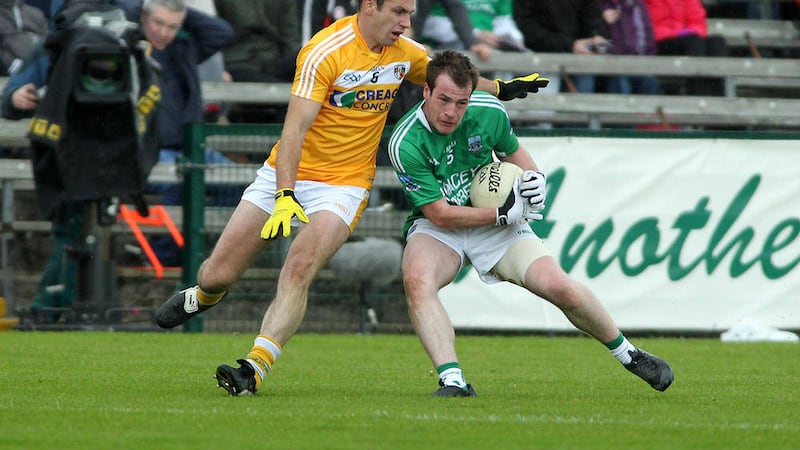 Antrim's game with Fermanagh in Brewster Park&nbsp;a fortnight ago&nbsp;turned out to be his last in a Saffron jersey