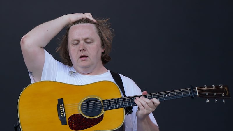 Lewis Capaldi, one of this year’s nominees, pictured at Glastonbury 2023 (Yui Mok/PA)