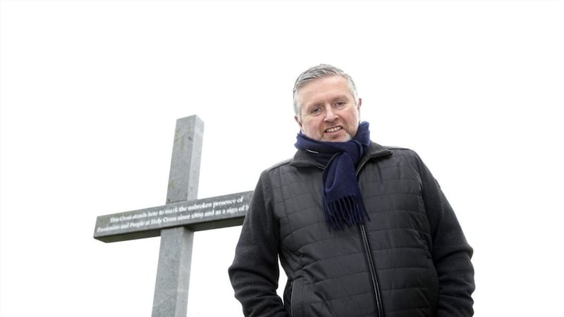 Newtownbutler native Fr Gary Donegan is guest of honour at an event in New York state tonight in recognition of his peace-building work, for which he has already received several awards Picture: Hugh Russell 