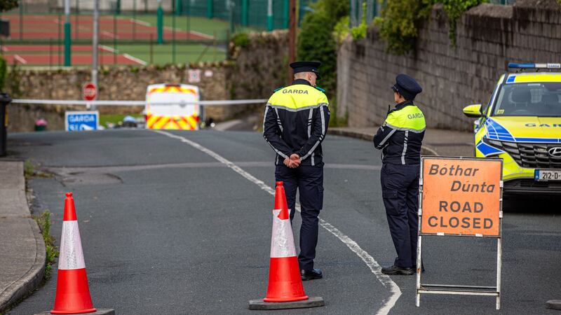 Police at the scene of the crash which claimed the lives of four young people in Clonmel, Co Tipperary (Damien Storan/PA)