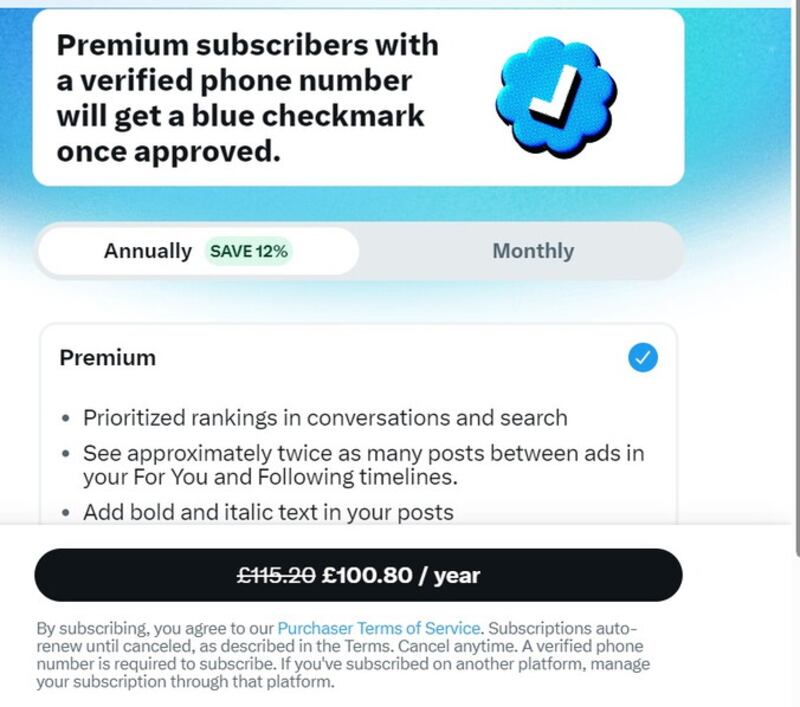 Users of X have now been told they have to pay over £100 a year for features like Tweetdeck.