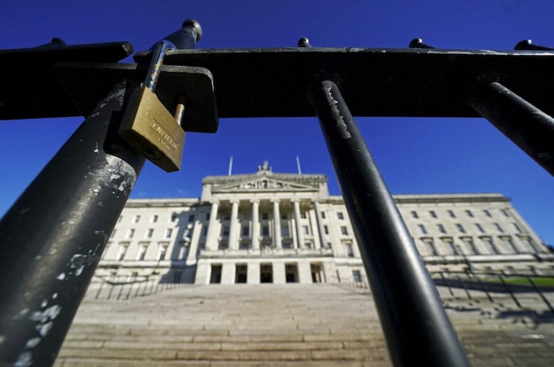 Stormont &ndash; still closed for business. Picture by Brian Lawless/PA Wire 
