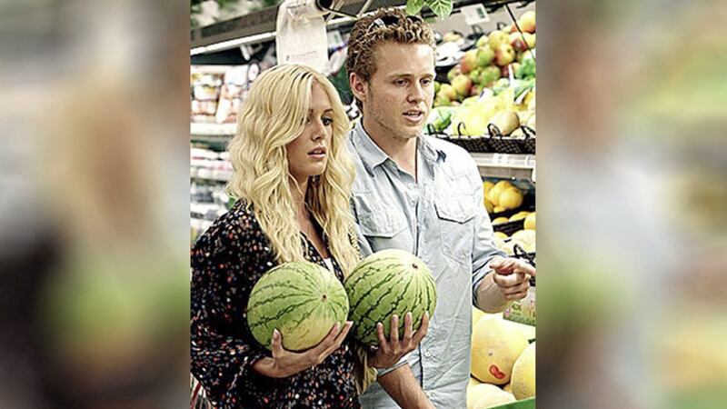 Heidi Montag and Spencer Pratt in another artfully staged moment in their lives 