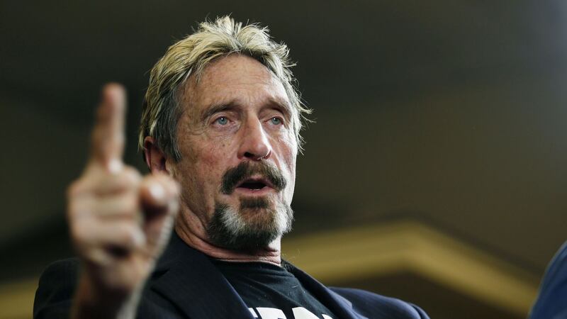John McAfee developed early internet security software
