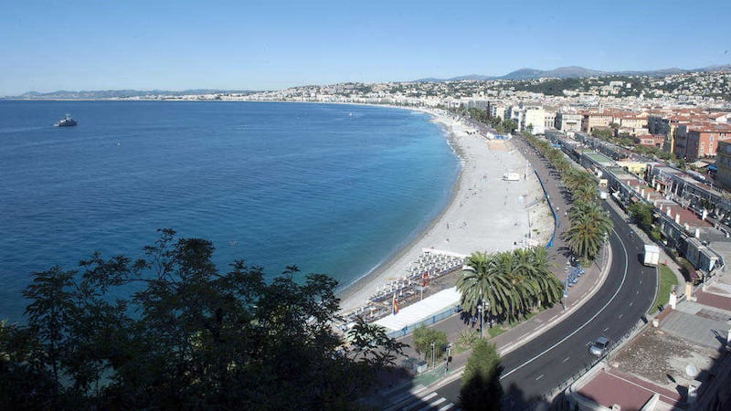 The famed Promenade des Anglais in Nice. Picture by Christian Alminana/ AP 