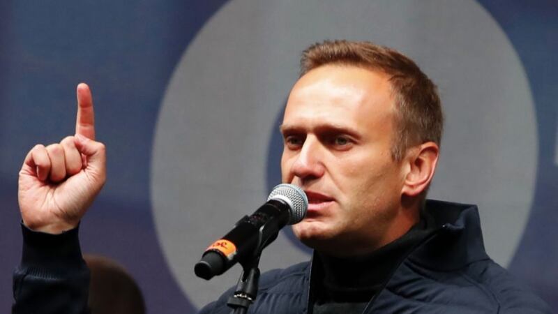 File picture of Russian opposition leader Alexei Navalny. Picture by Dmitri Lovetsky, Associated Press