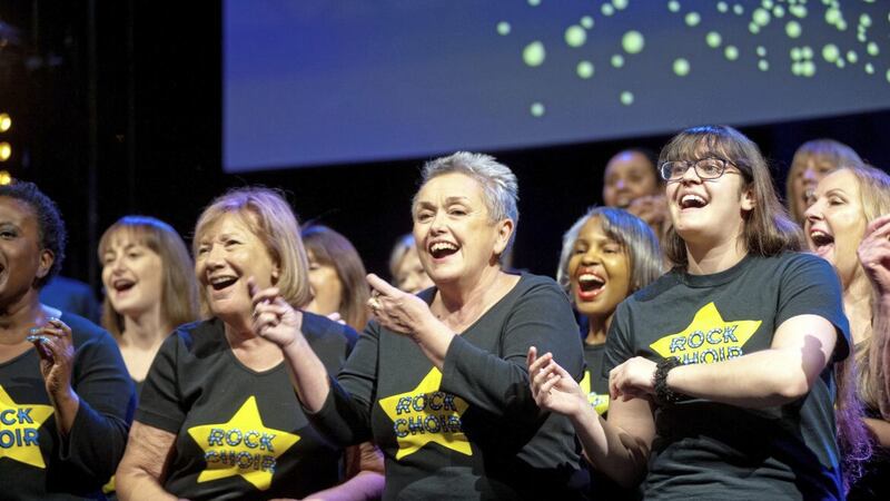 The exuberant Rock Choir experience comes to Belfast on Saturday 
