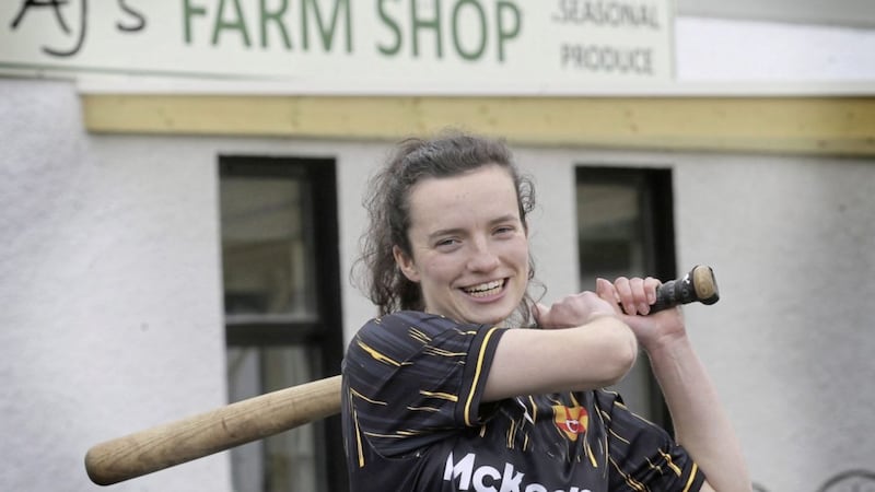 Anna Bradley, the Ulster Rounders delegate from Ballymaguigan, outside her new farm shop. <br />Picture by Hugh Russell