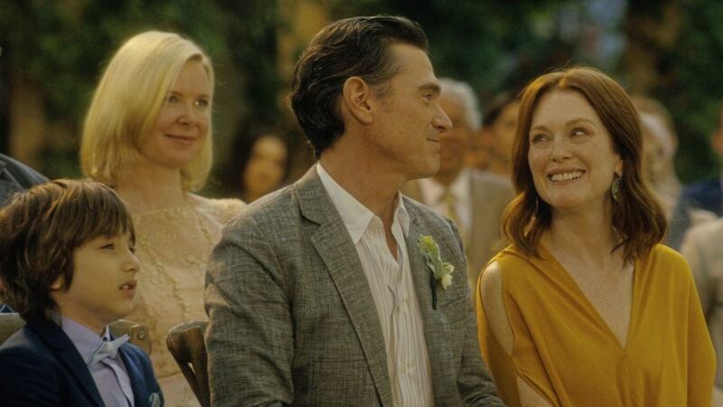 Billy Crudup as Oscar Carlson and Julianne Moore as Theresa Young in After The Wedding 