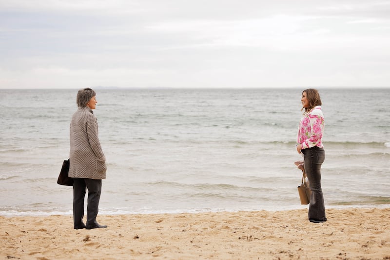 Jackie Woodburne as Helen and Kym Marsh as Amanda in The Imposter.