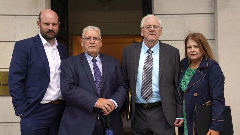 Omagh bomb campaigners met with senior Irish government figures at Iveagh House in Dublin (Brian Lawless/PA)