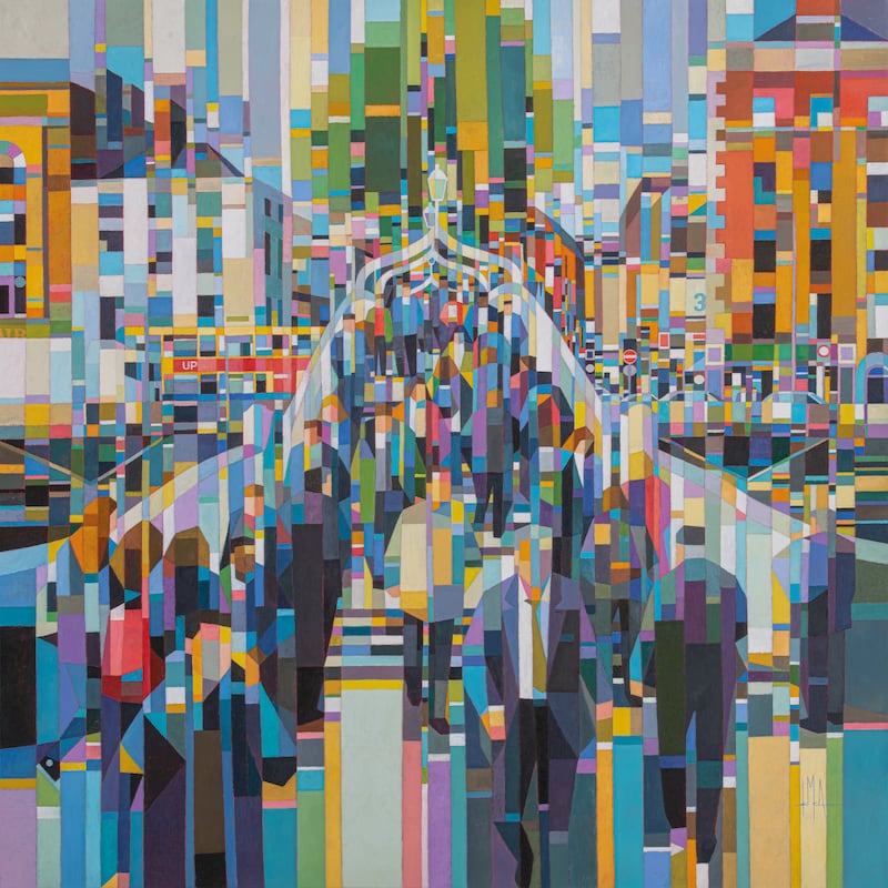 Banbridge artist Kevin McAleenan marks 25 years as a professional painter with ‘Equal’, a retrospective exhibition that also coincides with The Market Place Theatre and Arts Centre, Armagh’s 25th-anniversary celebrations.