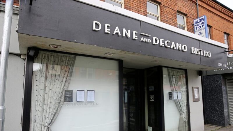 Deane and Decano on the Lisburn Road. Picture by Mal McCann 