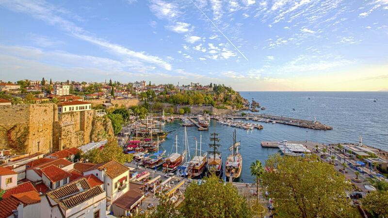 The old town of Kaleici in Antalya, Turkey 