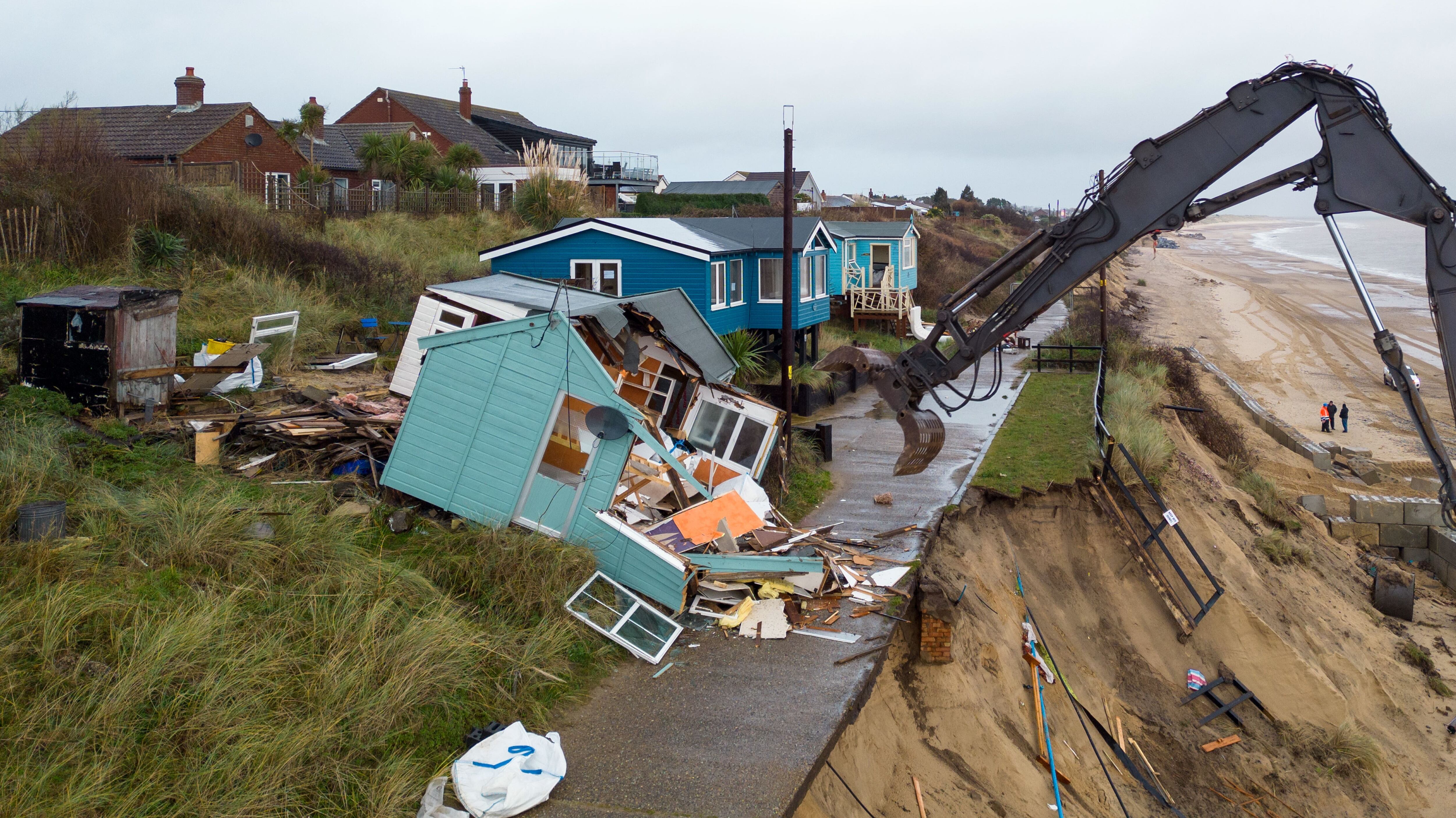 Calls have been made for sea defences to be built to protect homes (Joe Giddens/PA)