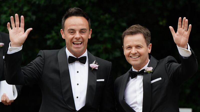 Anthony McPartlin (left) with Declan Donnelly