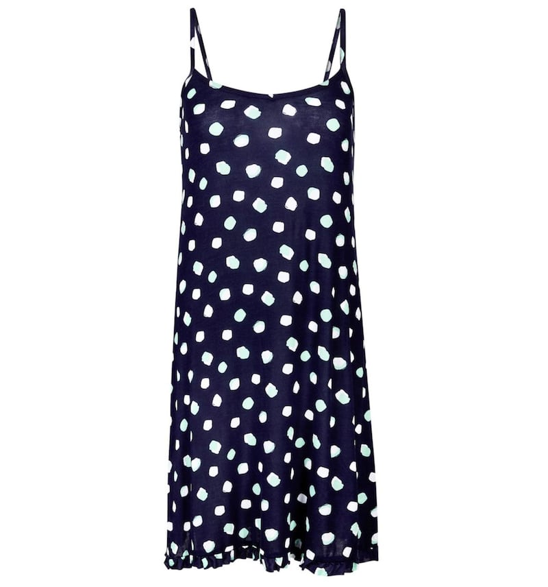 Marks and Spencer Spot Print Strappy Chemise, &pound;14 