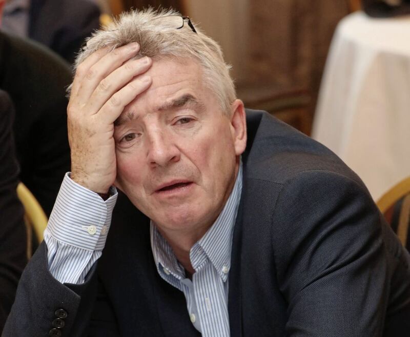 Ryanair CEO Michael O&#39;Leary has warned about the impact of a no deal Brexit. Picture by Niall Carson, Press Association 