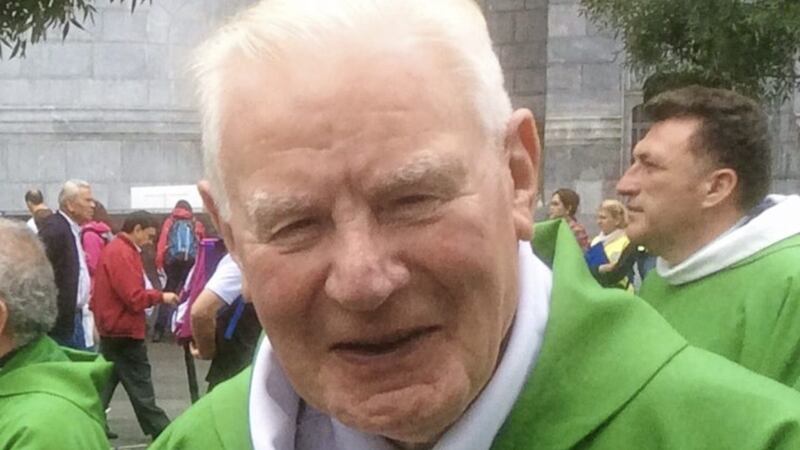 Monsignor Sean Cahill, retired parish priest of Enniskillen and former vicar general f the Diocese of Clogher 