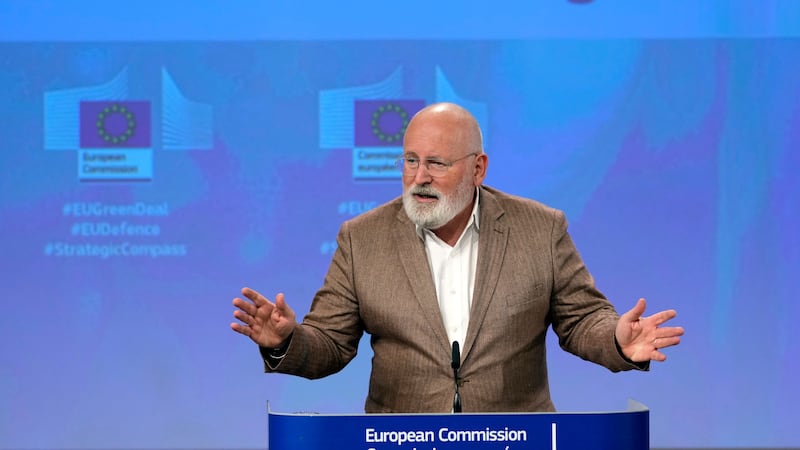 Frans Timmermans is the EU’s climate chief (AP)