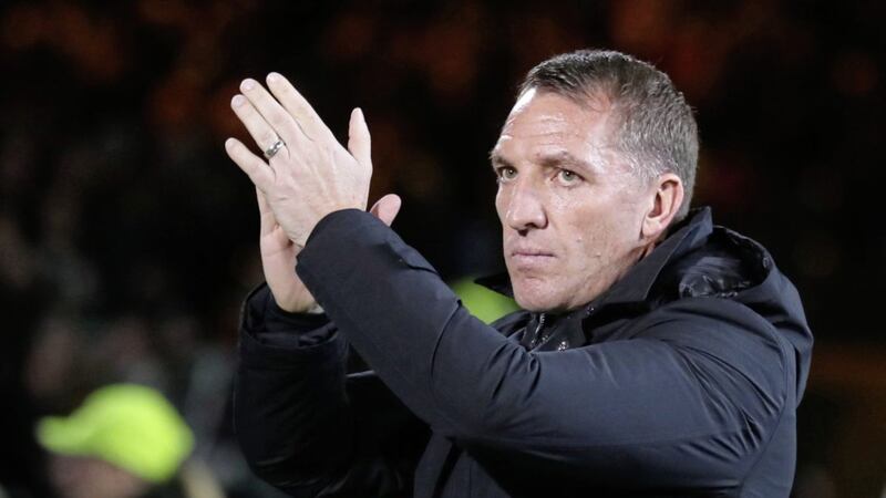 Brendan Rodgers believes his Celtic team is in good shape as Valencia travel to Glasgow for the first leg of their Europa League knock-out clash 