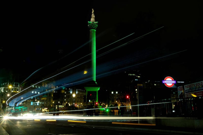 Nelson's Column, Trafalgar Square in London