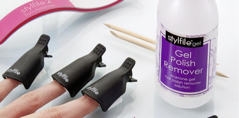 Undated Handout Photo of the Stylfile Gel Polish Remover Kit, available from QVC. See PA Feature TOPICAL Beauty Gel. Picture credit should read: PA Photo/Handout. WARNING: This picture must only be used to accompany PA Feature TOPICAL Beauty Gel..