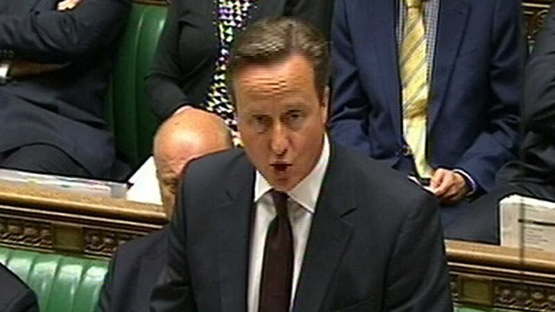 David Cameron revealed details of the strike in a statement to the House of Commons this afternoon&nbsp;