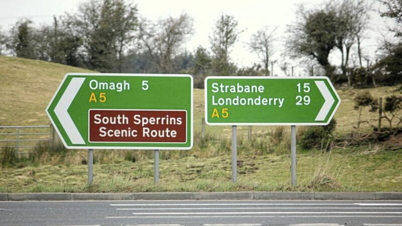 The new A5 dual carriageway will shorten journey times between Derry and Dublin 