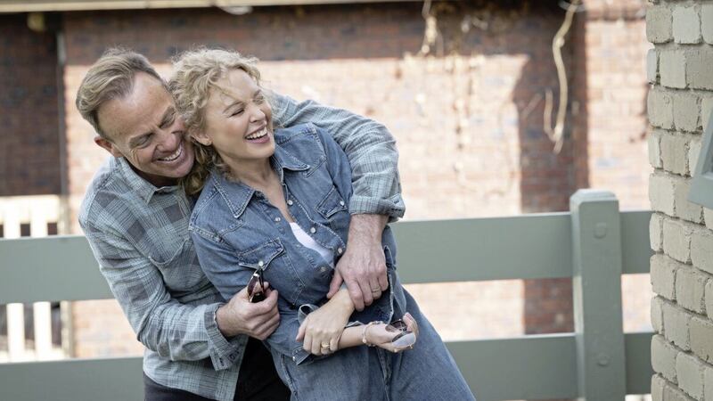 Jason Donovan and Kylie Minogue have returned to Ramsey Street for the final episode of Neighbours 