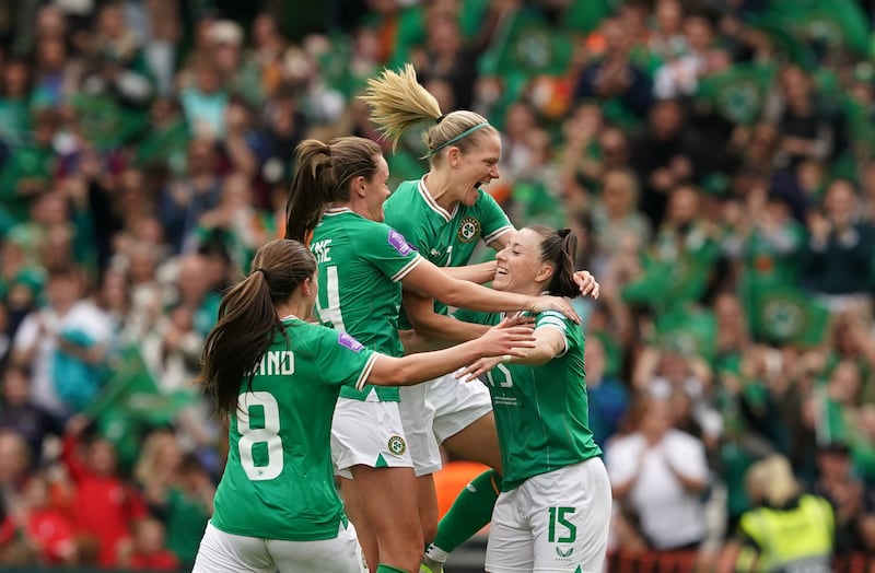 Luxy Quinn netted the Republic's first goal in a 3-0 win over Northern Ireland at the Aviva.