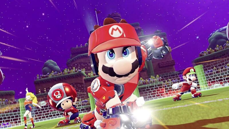 Mario and co are back on the pitch for another frenzied football title 