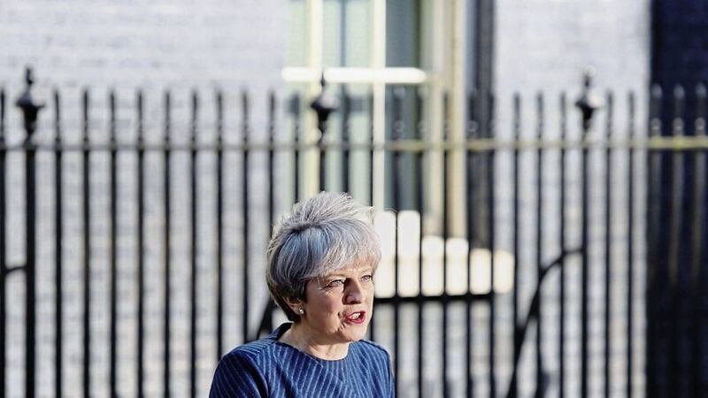 Theresa May announcing the June 8 election date, but one of her most senior advisors has stepped down PICTURE: Philip Toscano/PA 